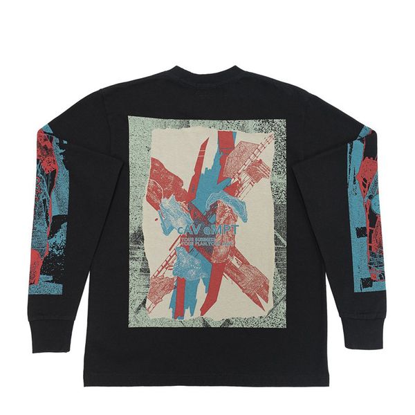 

long-sleeve shirt women's wives 1:1 of the upper version t-shirt released from cavempt bt93, White