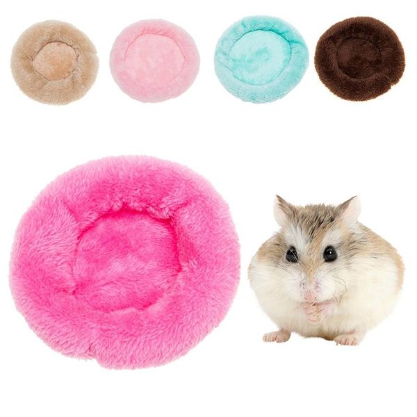 

pet sleeping hamster sleeping bed dog soft fleece guinea pig bed winter pet supplies small animal cage mat 5colors supplies