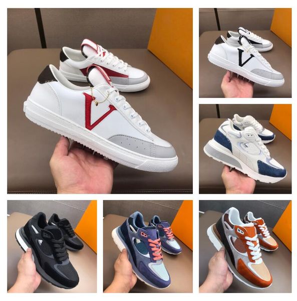 

run away charlie luxurious designer shoes calfskin canvas casual mens, Black