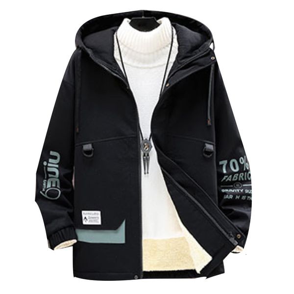 

men's jackets winter thick women's jacket solid ladies coats long men zippers with single hoodie breasted parkas gout ship bq3u, Black;brown