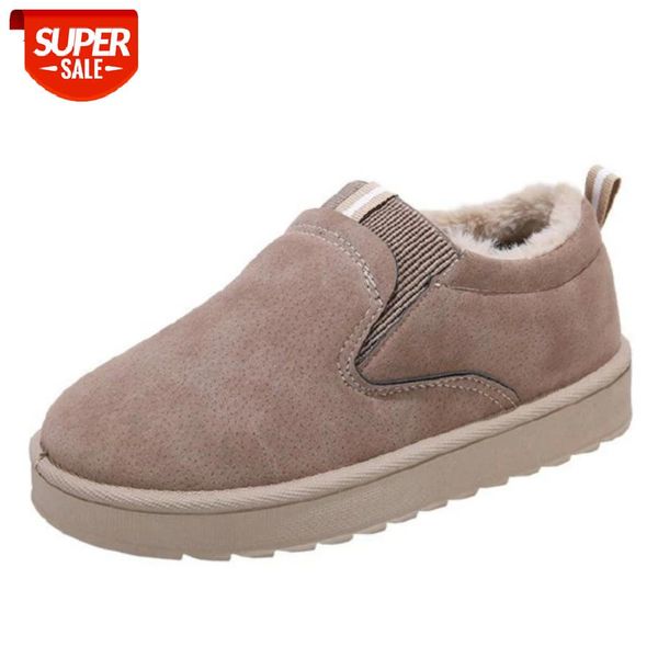 

lcizrong 2020 warm women snow boots plush round toe female ankle boots #vm4p, Black