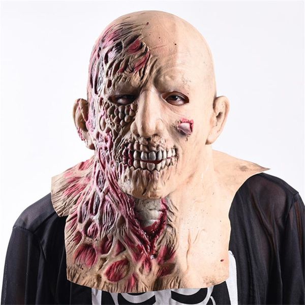 

party decoration halloween bloody scary masks zombie monster mask latex costume full head prop