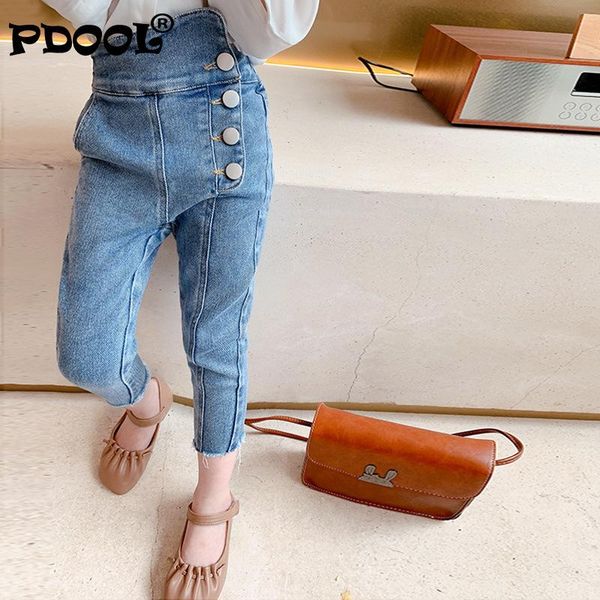 

baby girl jeans for kids trousers casual girl denim pants kids jeans children bottoms girls pants clothing trousers, Blue