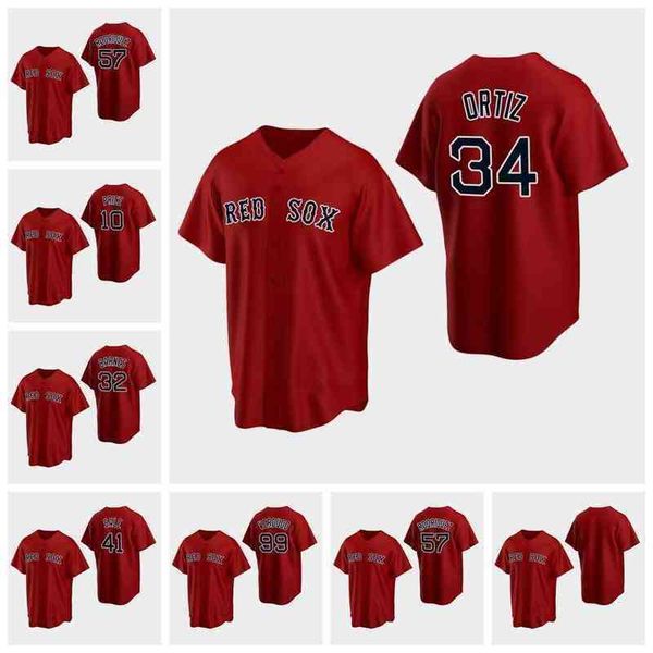 

Baseball Jersey #10 David Price 28 J.D. Martinez 99 Alex Verdugo 34 David Ortiz Custom Red Alternate size -4XL Men Women Youth 2022 1120, Nik