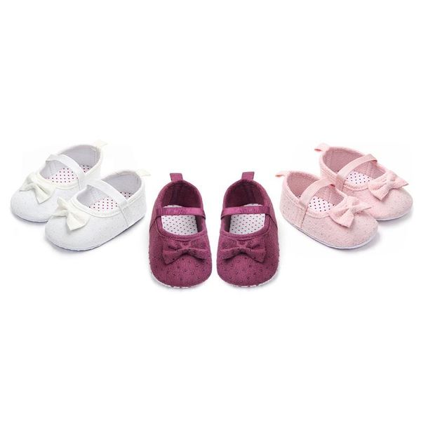 

first walkers infant baby girls bow toddler cotton princess shoes spring autumn children born girl anti-slip footwear