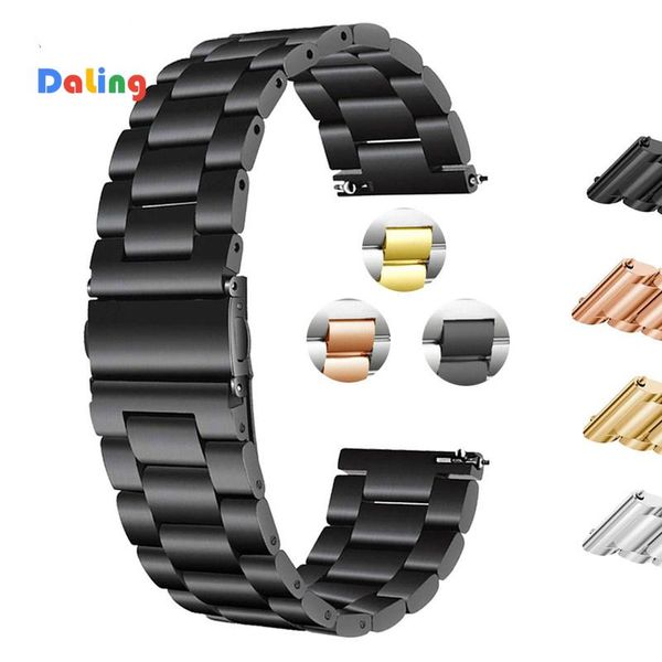 

watch bands stainless steel luxury wrist sports strap bracelet links replacement replace for samsung galaxy s3 s2 three strains, Black;brown