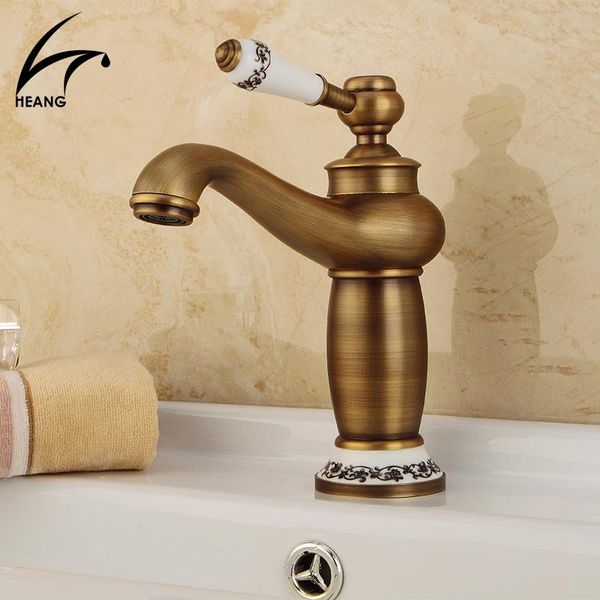 

bathroom sink faucets faucet antique bronze finish brass basin