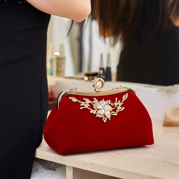 

evening bags women party wedding clutch luxury purse rhinestone prom bag chain wallet 50ld
