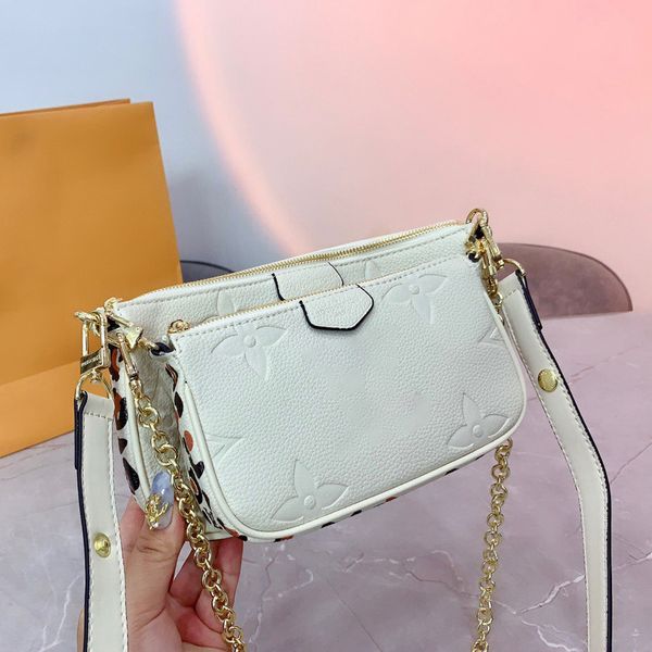 

factory outlet design foreign style women's bag 2021 new single shoulder messenger armpit fashion simple double-layer leopard print bag