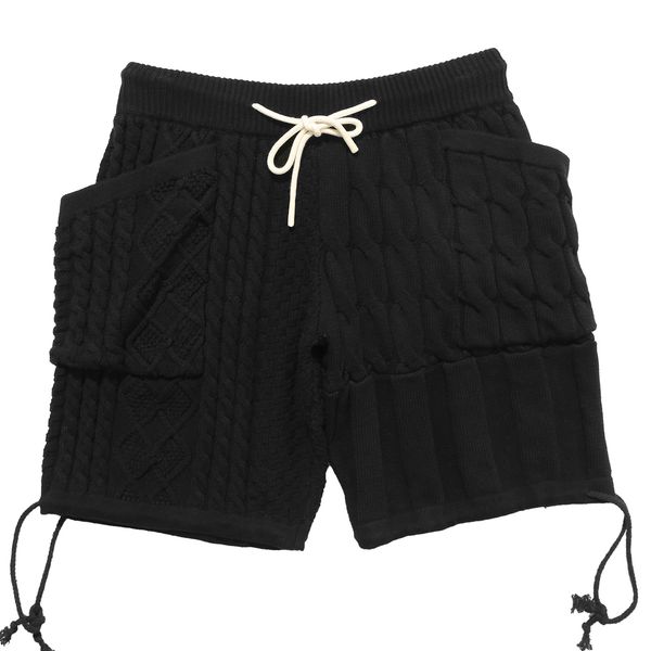 

new aelfric 2021 eden corduroy knitted men shorts hip hop streewear loose casual short spring cotton harajuku comfortable sweatpants 84ni, White;black