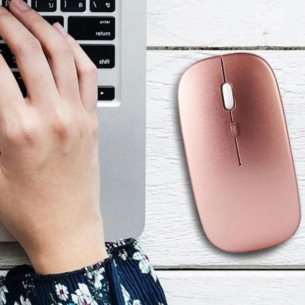

mice universal gaming mouse ultra-thin rechargeable mute wireless for notebook computer pc