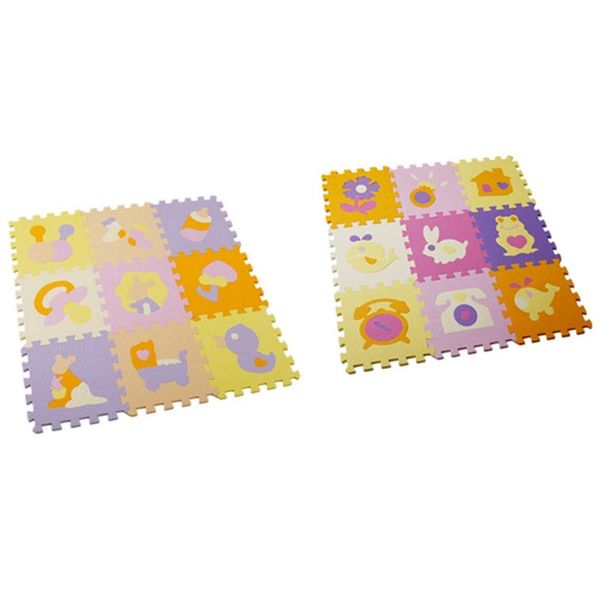 

18 pcs baby eva foam puzzle play mats kids rugs toys carpet interlocking exercise floor tiles toddler carpet b & a