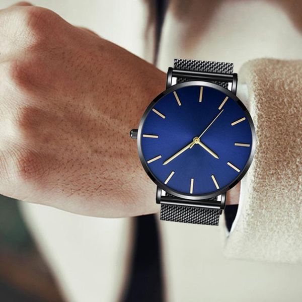 

women's watches quartz 6.5mm ultra-thin waterproof men's watch wristwatch business leisure for two lovers, Slivery;brown