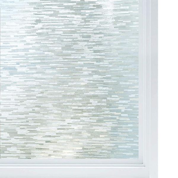 

window stickers frosted privacy film non adhesive removable glass covering uv blocking sticker static cling for home