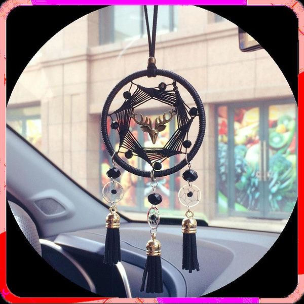 

interior decorations dream catcher car pendant accessory for girls rear view mirror hanging decoration accessorie