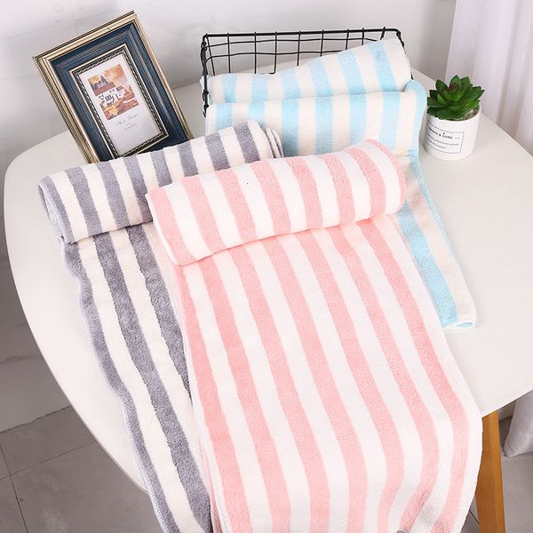 

striped bath towel coral veet super absorbent fine fiber face y hair