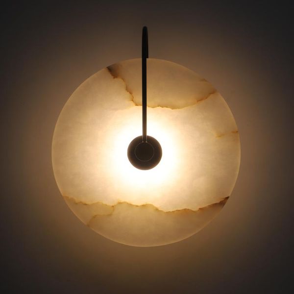 

wall lamps vintage marble led lamp personality home decoration lampshade lighting fixture for decor bedroom gold