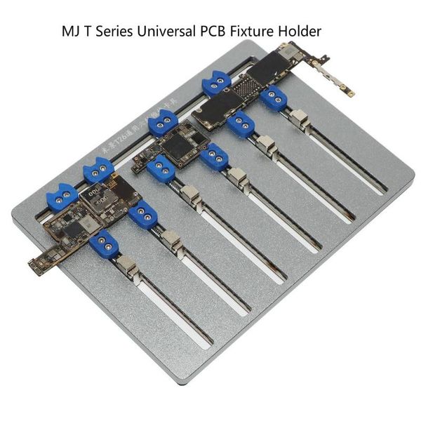 

cell phone repairing tools mj t26 series universal multi-function pcb fixture adjustable board holder soldering rework repair ic chip remove