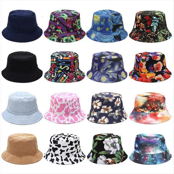 

bucket hats women summer cotton sunscreen panama hat men pure color sunbonnet fedoras outdoor fisherman beach cap, Blue;gray