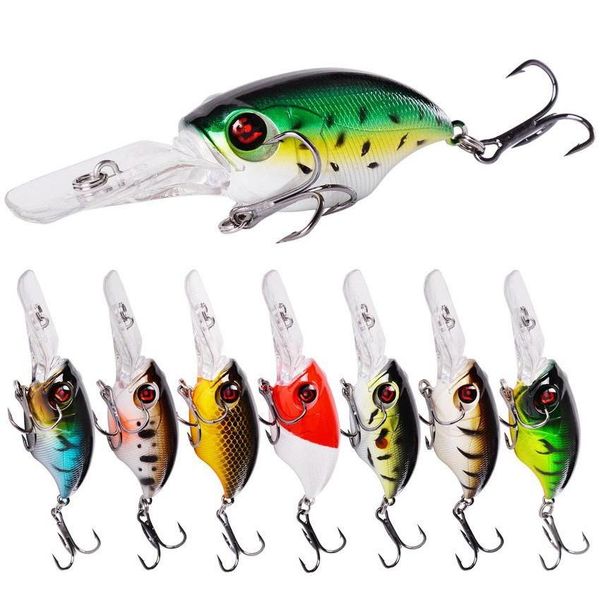 

new long tougne minnow vibrations laser fishing bait 7.8cm 11.6g realistic rock jllilp sport777