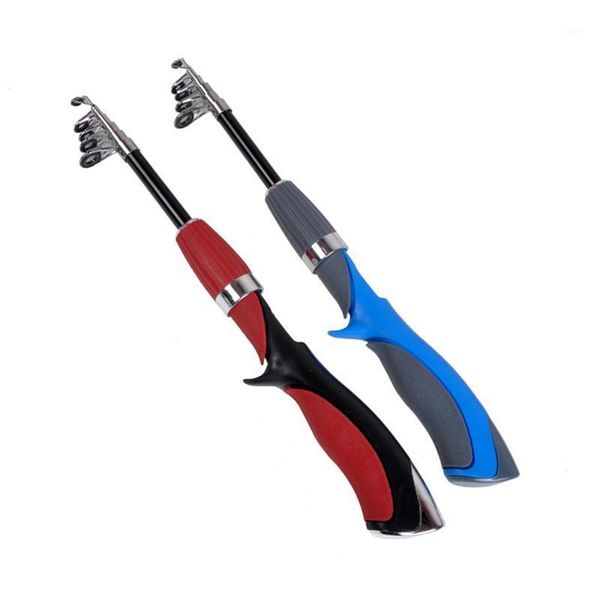 

1.2m 1.4m fishing pole mini rod stream hard frp carbon fiber ice beginner boat rods
