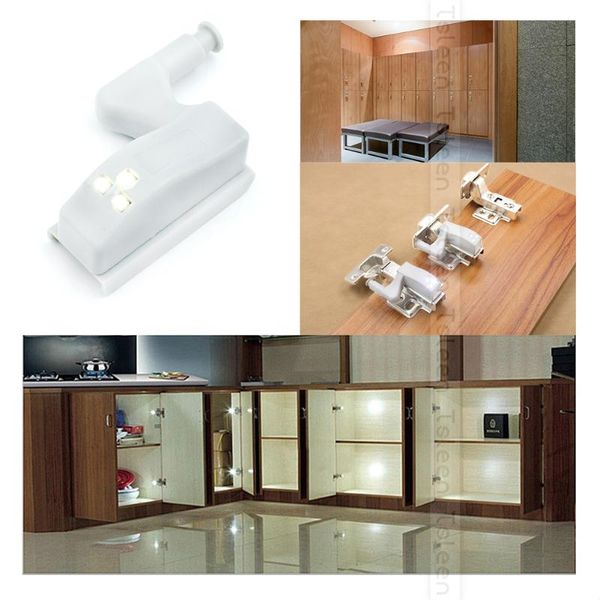 

led sensor cabinet light inner hinge for kitchen bedroom closet lamp wardrobe cupboard cool white cupboard smart induction