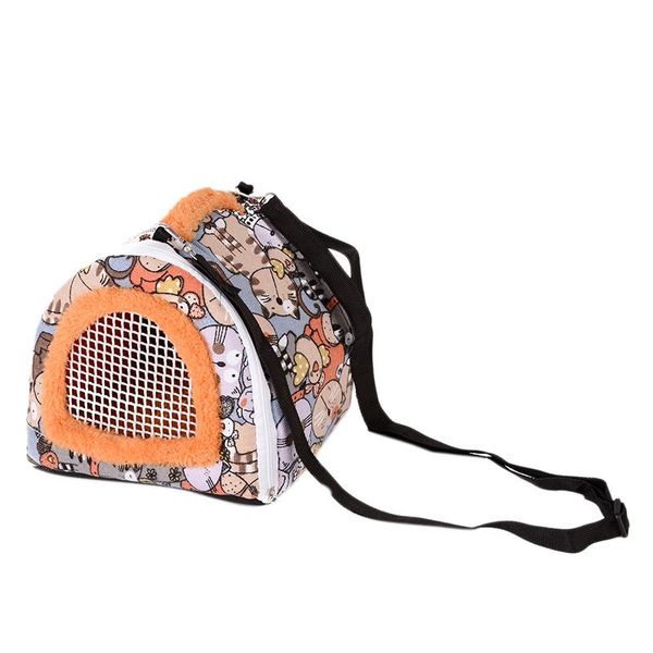 

cat carriers,crates & houses portable small animals hedgehog hamster carrier bag outdoor travel guinea pig rat chinchillas pouch for an