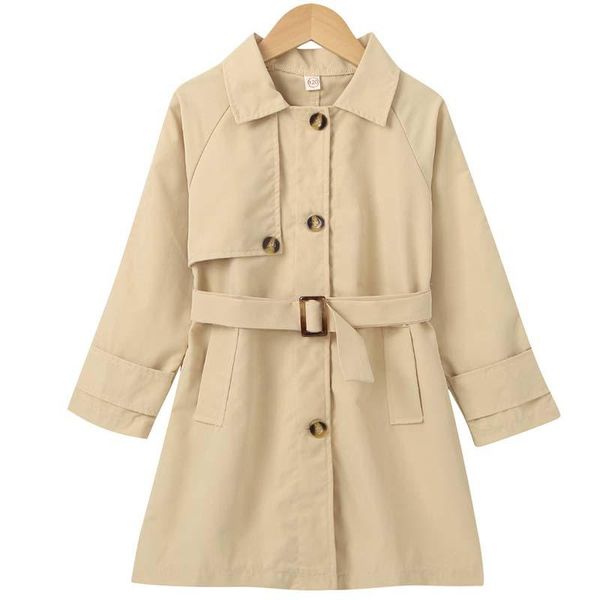 

coat for girls spring and autumn children's clothing baby girl windbreaker fashion solid color windbreaker for girls, Blue;gray