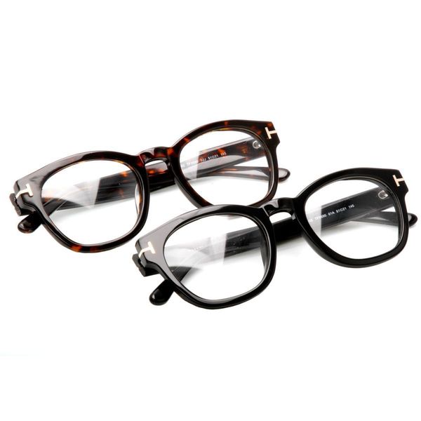

plate large men's and women's myopia thick frame plate glasses tf0590, White;black