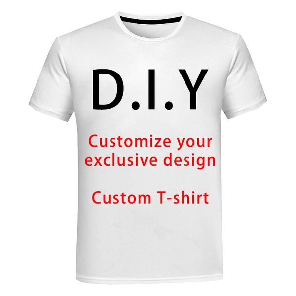 

men's t-shirts 2021 summer short-sleeved o-neck t shirt men women fashion casual 3d printed t-shirt custom your exclusive diy, White;black