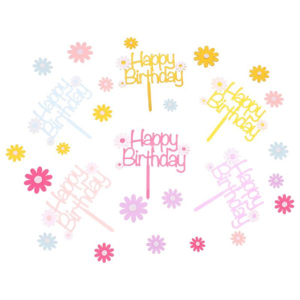 

other festive & party supplies 6 sets flower daisy cake er safe decor delicate