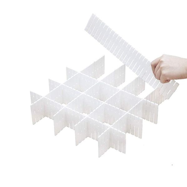 

storage drawers organizer adjustable for grid clapboard partition drawer container dividers tidy underwear socks belt or office supplies