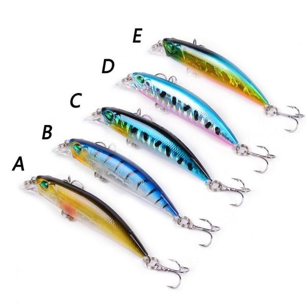 

1pcs minnow fishing lure 68mm-2.67in laser crankbait wobbler artificial plastic hard bait fishing tackle 4 jllklg