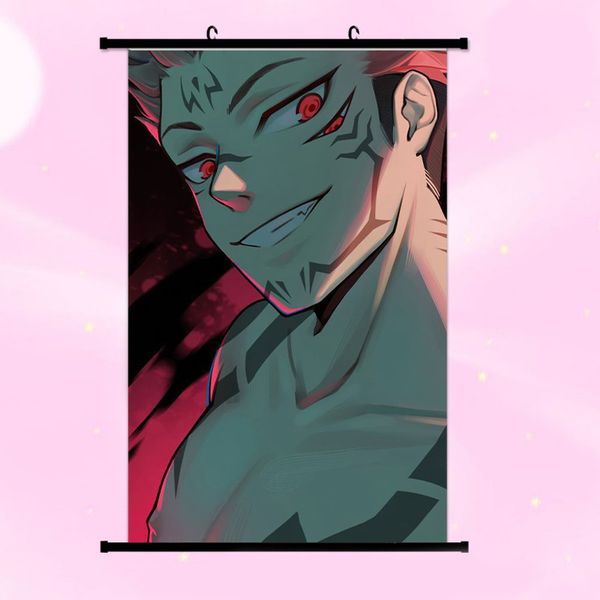 

jujutsu kaisen handsome character animation hanging paintings, high-quality clear patterns, not easy to fade and waterproof