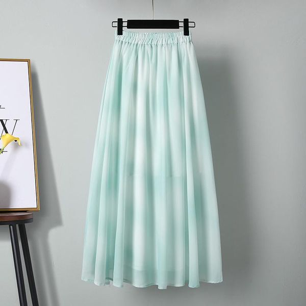 

skirts original will spring a national wind show thin super fairy long, Black