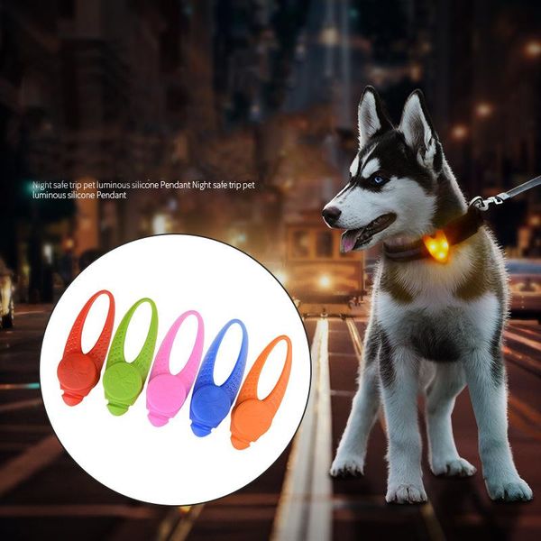

dog tag,id card pet collars led pendant collar leash with colorful lights neck for dogs cats puppy decor accessories