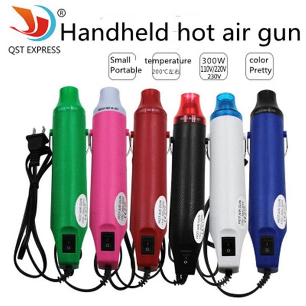 

electric hair brushes professional soft ceramic air gun diy rubber stamp protruding powder/relief powder/heat shrinkable film 220v/110v tool