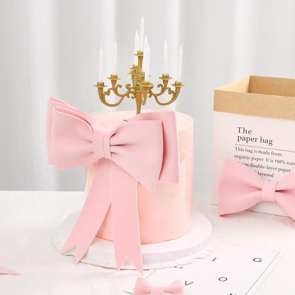 

other festive & party supplies 1pc bow-knot wedding cake er sponge cloth rosette cupcake for birthday decorations