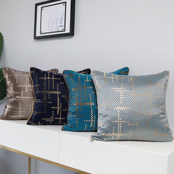 

cushion/decorative pillow 2021 thicken blending cushion covers modern simple pillowcases for sofa cover linen cases fundas
