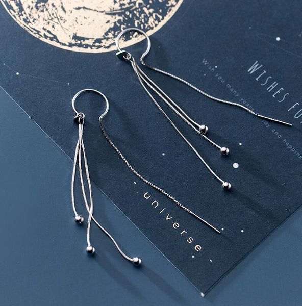 

dangle & chandelier chain earrings 925 sterling silver minimalist style