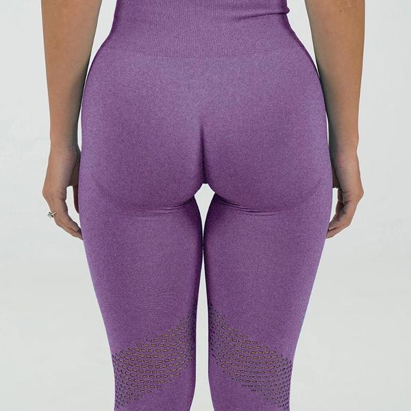 

yoga outfit hollow women's pants seamless hight waist sport leggings fitness workout sportswear female black tights