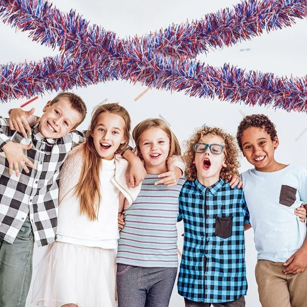 

decorative flowers & wreaths independence day wreath stripes venue arrangement flags decoration grass hanging ornament home accessories