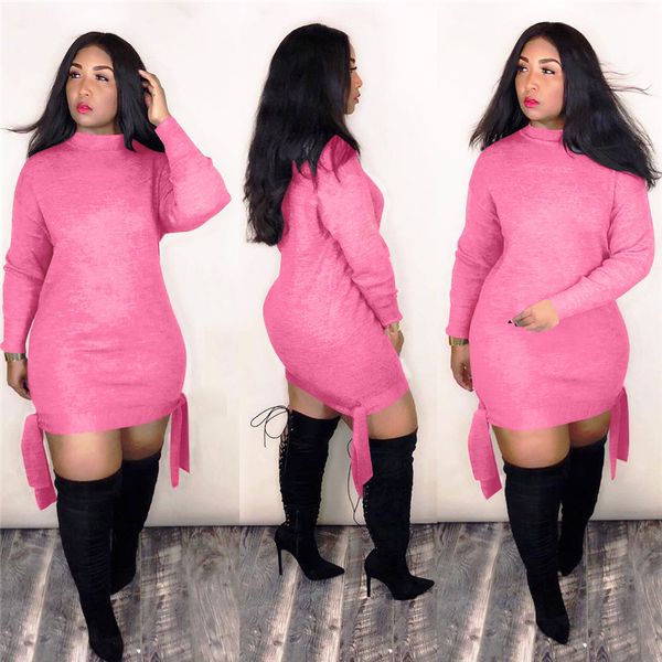 

2019 autumn winter women hoodies dress casual sweatshirts ladies clothes long sleeve loose solid oversized hoodie pullover, White