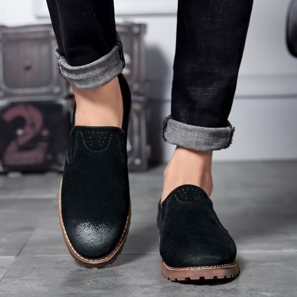 

big size 47 casual shoes slip on shoes men loafers black moccasins solid soft mens shoes casual large sizes breathable blue suede