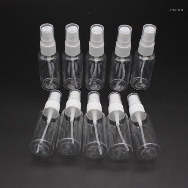 

storage bottles & jars 10pcs 30ml mini fine mist spray refillable travel transparent perfume atomizer cosmetics containers