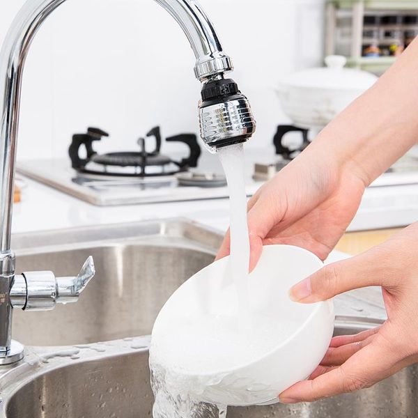 Rubinetti della cucina Rubinetto Estensione della testa a prova di spruzzi Rubinetto domestico Doccia con acqua Risparmio di accessori per filtri universali