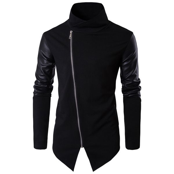 

2021 men sweaters new stand collar man sweater clothes 04zf, White;black