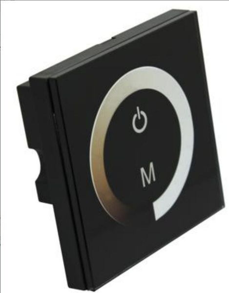

12-24v wall mounted ww/cw led light touch panel dimmer