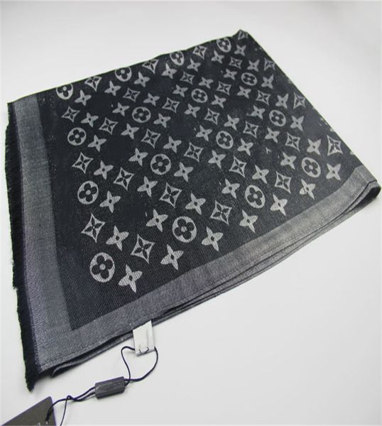 

2022 silk scarf mens luxury scarf womens four season shawl fashion letter scarves size 180x70cm 6 color high quality, Blue;gray