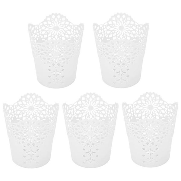

storage baskets 5pcs deskpen basket decorative hollow design pens container